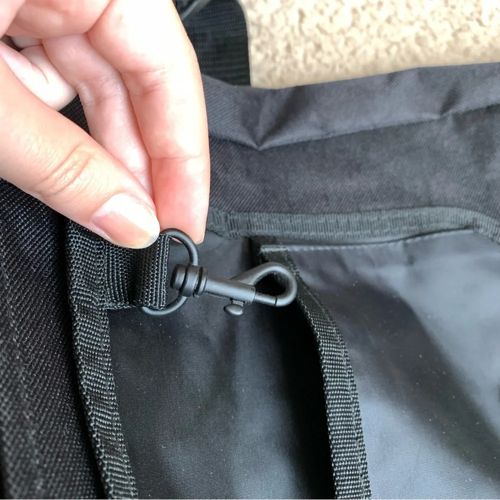 Gemline Black Shoulder Laptop Travel Bag